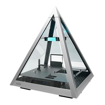 AZZA Pyramid 804L RGB Mid-Tower Kabinet sort/grå (CSAZ-804L)