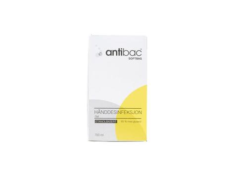 ANTIBAC Hånddesinfeksjon ANTIBAC Softbag gel0,7L (603008*12)