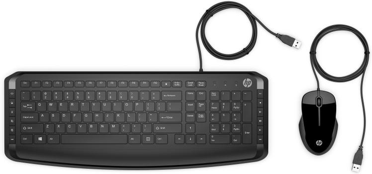 HP Wired Keyboard Mouse 250 EU (9DF28AA#ABB)