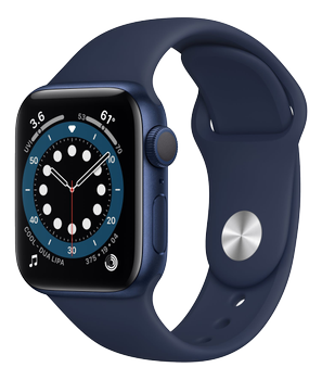 APPLE Watch Series 6 40mm 4G bl bl Blue Aluminium Case med Deep