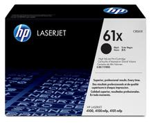 HP Original HP 61X LaserJet-tonerpatron med høj kapacitet, sort