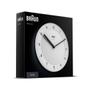 BRAUN BC 06 W Quarzwanduhr analog weiß (67077)
