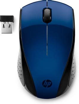 HP 220 - mus - 2.4 GHz - blå (7KX11AA)