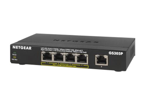 NETGEAR GS305P 5-Port Gigabit PoE (GS305P-200PES)