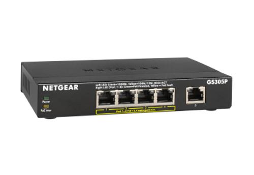 NETGEAR 5PT GE UNMANAGED SWCH W/ POE+                          IN PERP (GS305P-200PES)