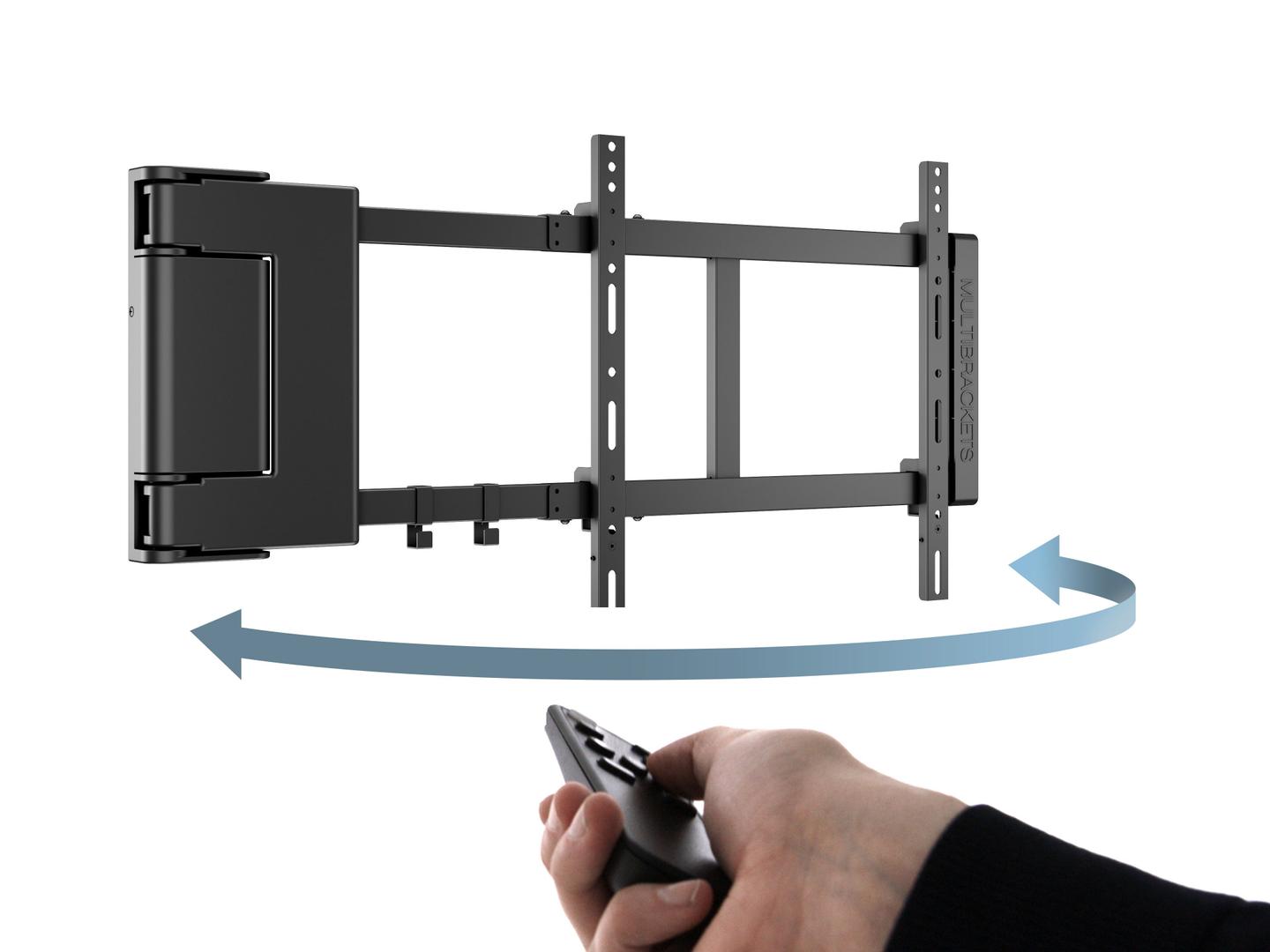 Multibrackets - M Motorized Swing Mount Large - monteringssett - for LCD-TV - svart
