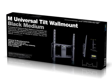 Multibrackets M Universal Tilt Wallmount veggfeste for 26-46" - max 75 kg - VESA 200x100 200x200 300x200 300x300 400x200 400x400 (7350022734012)