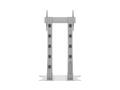 MULTIBRACKETS M Public Display Stand 180 Dual Pillar (7350073732555)