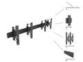 MULTIBRACKETS M Wallmount Pro MBW2U Micro-Adjustable,  Black (7350073734122)