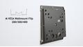 MULTIBRACKETS M VESA Wallmount Flip&Tilt 200/ 300/ 400 (7350073737802)