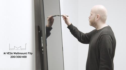 MULTIBRACKETS M VESA Wallmount Flip&Tilt 200/ 300/ 400 (7350073737802)