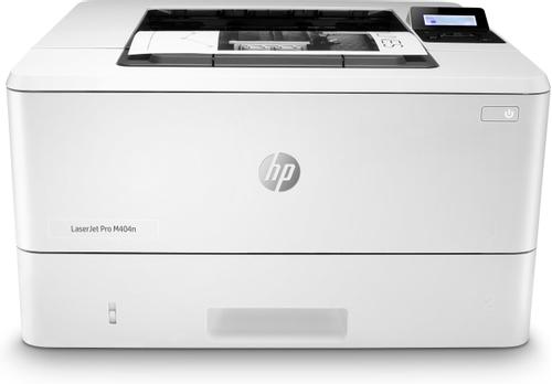 HP P LaserJet Pro M404n - Printer - B/W - laser - A4/Legal - 4800 x 600 dpi - up to 38 ppm - capacity: 350 sheets - USB 2.0, Gigabit LAN, USB host (W1A52A#B19)
