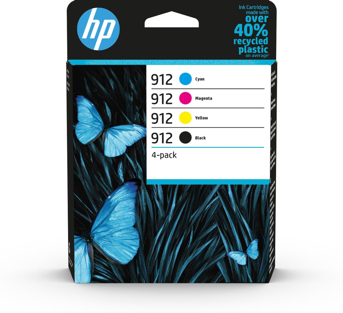 HP 912 - 4-pack - black, yellow, cyan, magenta - original - ink cartridge -  for Officejet 80XX, Officejet Pro 80XX | Synigo