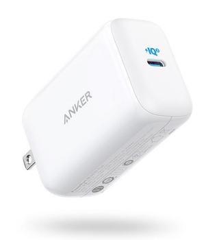 ANKER POWERPORT III USB-C 65W WALL CHARGER WHITE +TRAVEL PLUG ACCS (A2712H21)