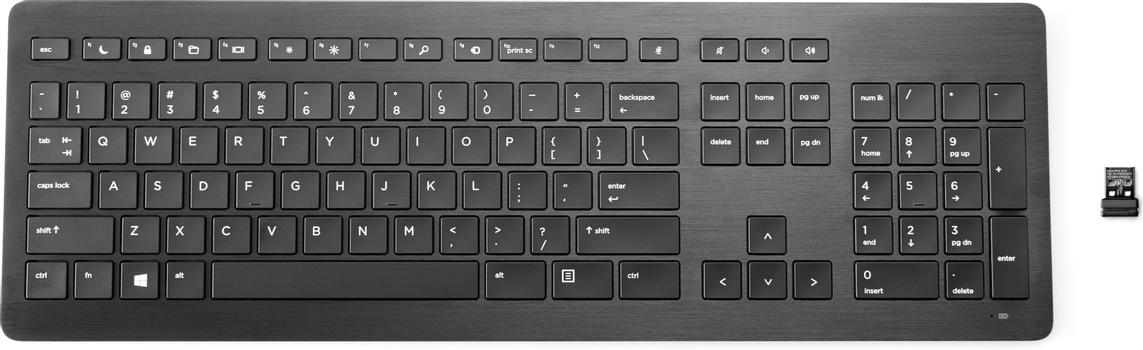 HP Wireless Premium Keyboard (Z9N41AA#ABT)