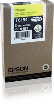EPSON n Ink Cartridges,  DURABrite" Ultra, T6164, Singlepack,  1 x 53.0 ml Yellow, L (C13T616400)
