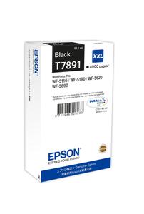 EPSON T7891 - Black Ink XXL (T7891) - Blækpatron Sort (C13T789140)
