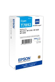 EPSON T7892 ink cartridge cyan extra high capacity 4.000 pages 1-pack (C13T789240)