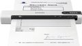 EPSON DS80W, Portable document scanner - A4 - 600 dpi x 600 dpi - up to 15 ppm (mono)/up to 15 ppm (colour) - up to 300 scans per day - USB 2.0, WiFi(n)