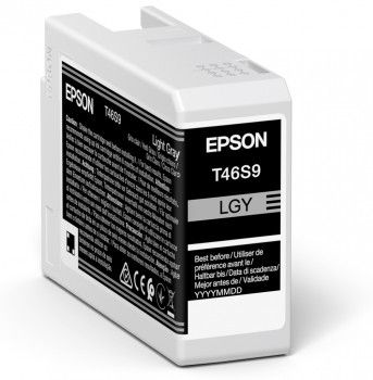 EPSON n UltraChrome Pro T46S9 - 25 ml - light grey - original - ink tank - for SureColor P706, SC-P700, SC-P700 Mirage Bundling (C13T46S900)