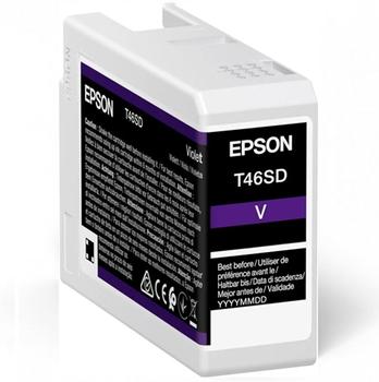 EPSON n UltraChrome Pro T46SD - 25 ml - violet - original - ink tank - for SureColor P706, SC-P700, SC-P700 Mirage Bundling (C13T46SD00)
