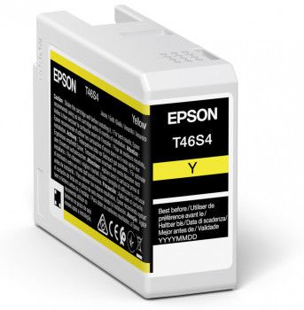 EPSON n T46S4 - 25 ml - yellow - original - ink cartridge - for SureColor P706, SC-P700, SC-P700 Mirage Bundling (C13T46S400)