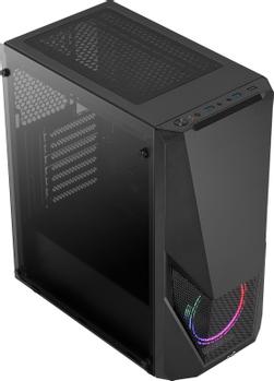 AEROCOOL Zauron Midi Tower Black (AEROPGSZAURON-FRGB-G)