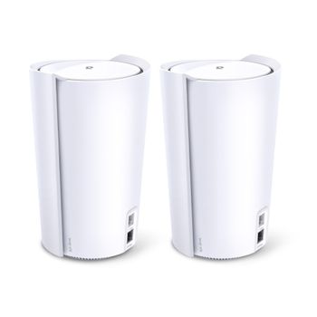 TP-LINK Deco X90 V1 - Wi-Fi system (2 routers) - mesh - GigE, 2.5 GigE - 802.11a/ b/ g/ n/ ac/ ax - Tri-Band (DECO X90(2-PACK))