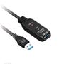 CLUB 3D USB TYPE A GEN 1 ACTIVE REPEATER CABLE 5METER / 16.40FT SUPPORTS UP TO 5Gbps