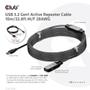 CLUB 3D USB 3.2 Gen1 aktives Kabel 10m St./B. 28AWG schwarz (CAC-1405)