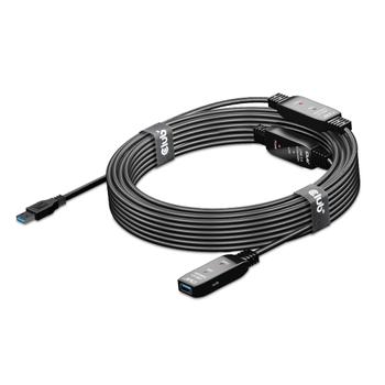 CLUB 3D USB 3.2 Gen1 aktives Kabel 15m St./B. 28AWG schwarz (CAC-1406)