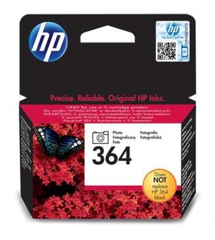 HP 364 - 3 ml - photo black - original - ink cartridge (photo) - for Deskjet 35XX, Photosmart 55XX, 55XX B111, 65XX, 7510 C311, 7520, Wireless B110 (CB317EE#BA1)
