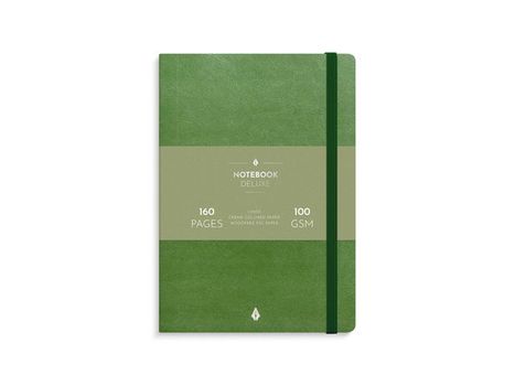 BURDE Notatbok BURDE Deluxe A5 grønn (92743900)