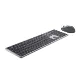 DELL Premier Wireless Keyboard and Mouse KM7321W - tastatur- og mussett - QWERTY - US International - titangrå (KM7321WGY-INT)