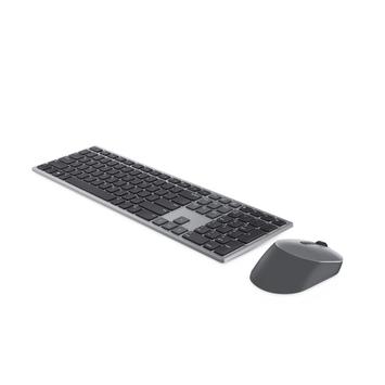 DELL Premier Wireless Keyboard and Mouse KM7321W - tastatur- og mussett - QWERTY - US International - titangrå (KM7321WGY-INT)