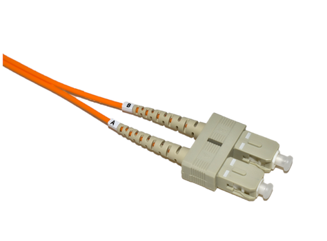 LinkIT Fiberpatchkabel,  ST/SC, Duplex, oran  1m Halogenfri,  62,5/125, oransje (FPD62TPSP-010)
