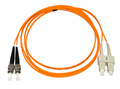 LinkIT Fiberpatchkabel,  ST/SC, Duplex, oran  1m Halogenfri,  62,5/125, oransje (FPD62TPSP-010)