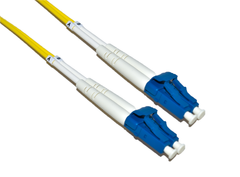LinkIT fiber patch OS2 LC/LC 0.5m Duplex | SM | LSZH | Yellow