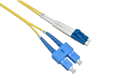 LinkIT fiber patch OS2 LC/SC 1.5m Duplex | SM | LSZH | Yellow (FPD92LUSU-015)