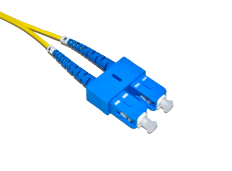 LinkIT fibersnor OS2 SC/SC 0.5m Duplex , SM , LSZH , Yellow (FPD92SUSU-005)