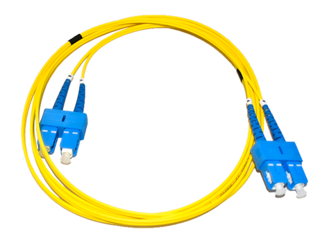 LinkIT fibersnor OS2 SC/SC 0.5m Duplex , SM , LSZH , Yellow (FPD92SUSU-005)