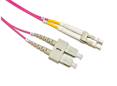 LinkIT fibersnor OM4 LC/SC 0.5m Duplex , MM , LSZH