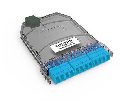 LinkIT MTP Slim Kassett OM4 AF - 12 x LC MTP Elite , USConec , 0.35dB , Flipped (LI-MTP12LC-OM4SL-AF)