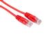 LinkIT U/UTP Patch Cat.5e rød  0,5m PVC AWG 26 Snagless