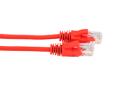 LinkIT Patch U/UTP Cat5e rød 3m AWG 26/7 , PVC (UTP-5ER-030)