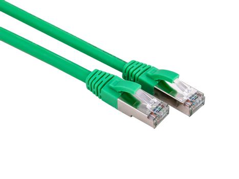 LinkIT Patch S/FTP Cat6a grønn 0.2m AWG 26/7 , LSZH (APC-002MB-GN)