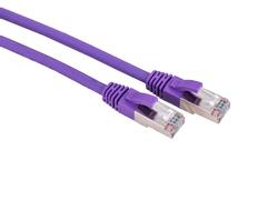 LinkIT Patch S/FTP Cat6a lilla 0.5m AWG 26/7 , LSZH
