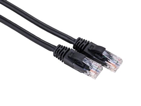 LinkIT Nätverkskabel Cat6 svart 2m RJ-45, U/UTP, upp till 1 GB/s, 250MHz (UTP-6HS-020)