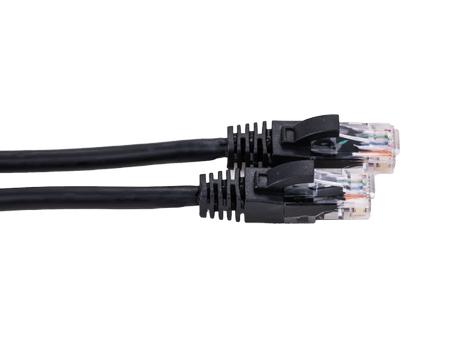 LinkIT Nätverkskabel Cat6 svart 2m RJ-45, U/UTP, upp till 1 GB/s, 250MHz (UTP-6HS-020)