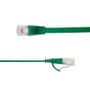 LinkIT U/FTP Cat.6A Flat Green 0.3m Patch | PVC | 1|85x6mm | 32AWG (STP-FL6A-00030-GR)